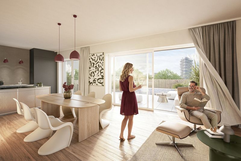 Mit schöner Dachterrasse: Großzügige 3-Zimmer-Wohnung im Aurain-Carré